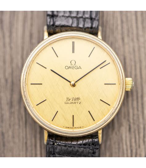 omega de ville quartz vintage watch.